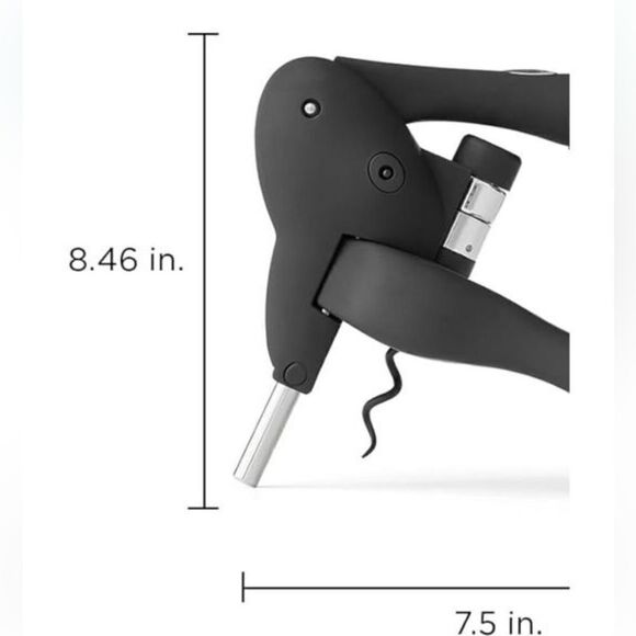 "NEW" Houdini Black 6 Pc Wine Tool Kit Set Corkscrew, Wine & Champagne Sealer OS - Picture 5 of 16